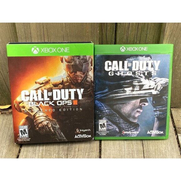 Call of Duty Black Ops III 3 Xbox One HARDENED EDITION Incomplete With Ghosts - Picture 4 of 12